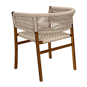 Conrad Chair - Teak with Woven Rope