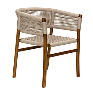 Conrad Chair - Teak with Woven Rope