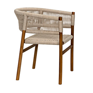Conrad Chair - Teak with Woven Rope