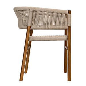 Conrad Chair - Teak with Woven Rope