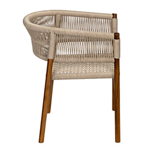 Conrad Chair - Teak with Woven Rope