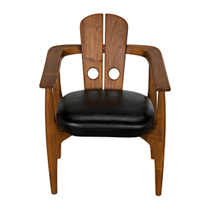 Kato Chair, Teak with Leather