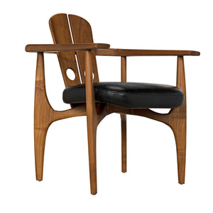 Kato Chair, Teak with Leather