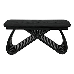 Infinity Coffee Table - Charcoal Black