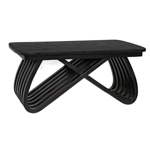 Infinity Coffee Table - Charcoal Black