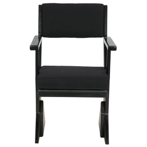 Madoc Arm Chair, Charcoal Black