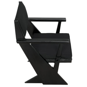 Madoc Arm Chair, Charcoal Black