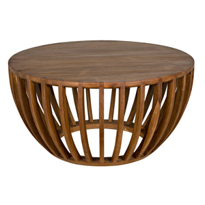 Francis Coffee Table - Clear Coat Flat