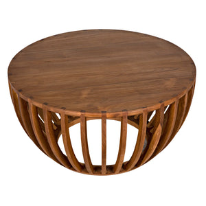 Francis Coffee Table - Clear Coat Flat