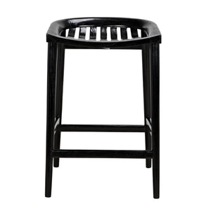 Ronald Counter Stool - Charcoal Black