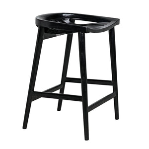 Ronald Counter Stool - Charcoal Black