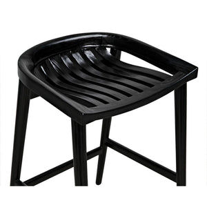 Ronald Counter Stool - Charcoal Black
