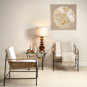 Renzo Side Table in Black Iron