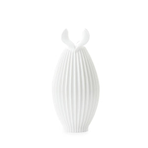 Handcrafted Blanc de Chine Porcelain Vase - White | Agrippa Collection | Villa & House