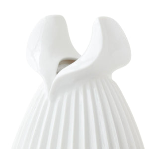 Handcrafted Blanc de Chine Porcelain Vase - White | Agrippa Collection | Villa & House