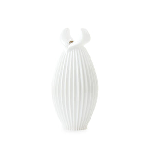 Handcrafted Blanc de Chine Porcelain Vase - White | Agrippa Collection | Villa & House