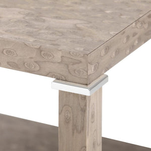 1-Drawer Side Table - Taupe Gray | Alessandra Collection | Villa & House