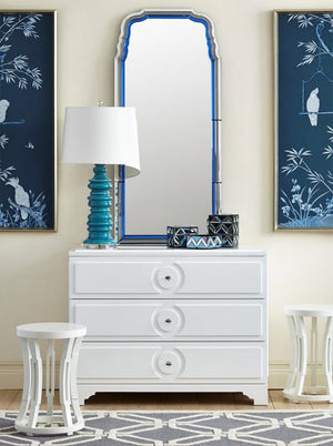 Mirror - Sapphire Blue and Gray | Anne Collection | Villa & House