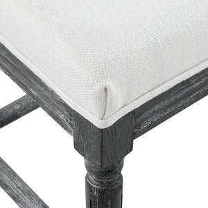 Cane Back Oak Counter Stool in Grey | Annette Collection | Villa & House