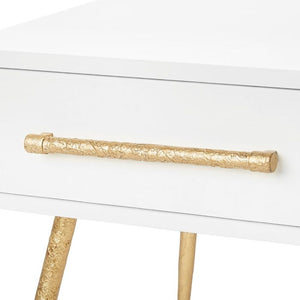 1-Drawer Side Table - White | Arno Collection | Villa & House