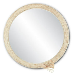 Currey and Company Seychelles Round Mirror