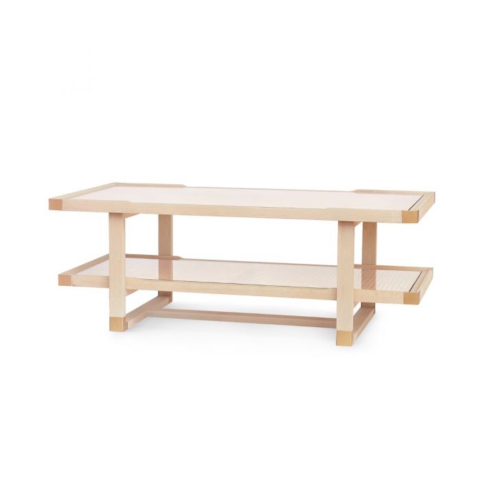 Coffee Table - Bleached Cerused Oak | Austin Collection | Villa & House