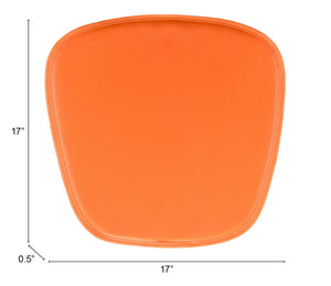Wire Mesh Cushion- Orange