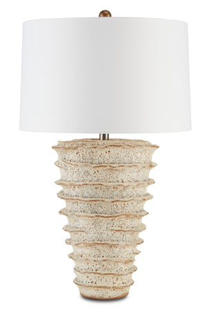 Currey and Company Salima Table Lamp - White Moss