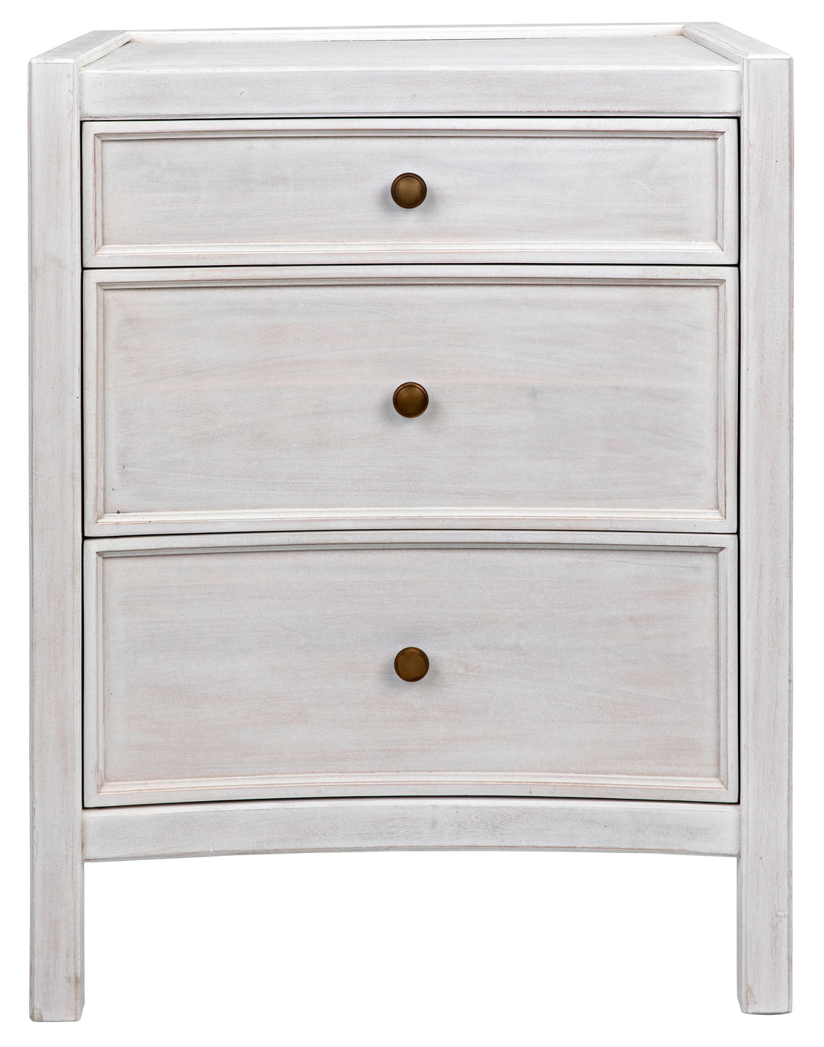 Hampton Night Stand 24", White Wash