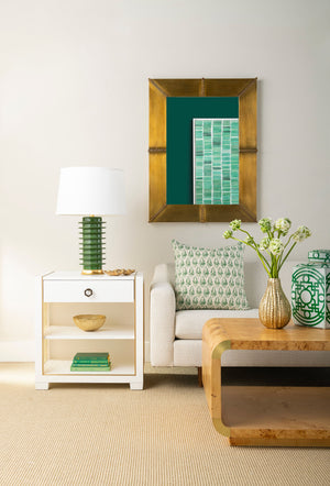 Polished Brass Organic Ridged Vase | Palau Collection | Villa & House