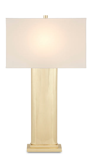 Currey and Company Whistledown Table Lamp - Brass