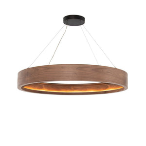 BAUM CHANDELIER - DARK WALNUT