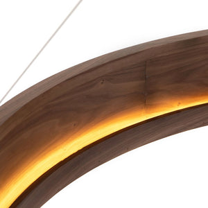 BAUM CHANDELIER - DARK WALNUT