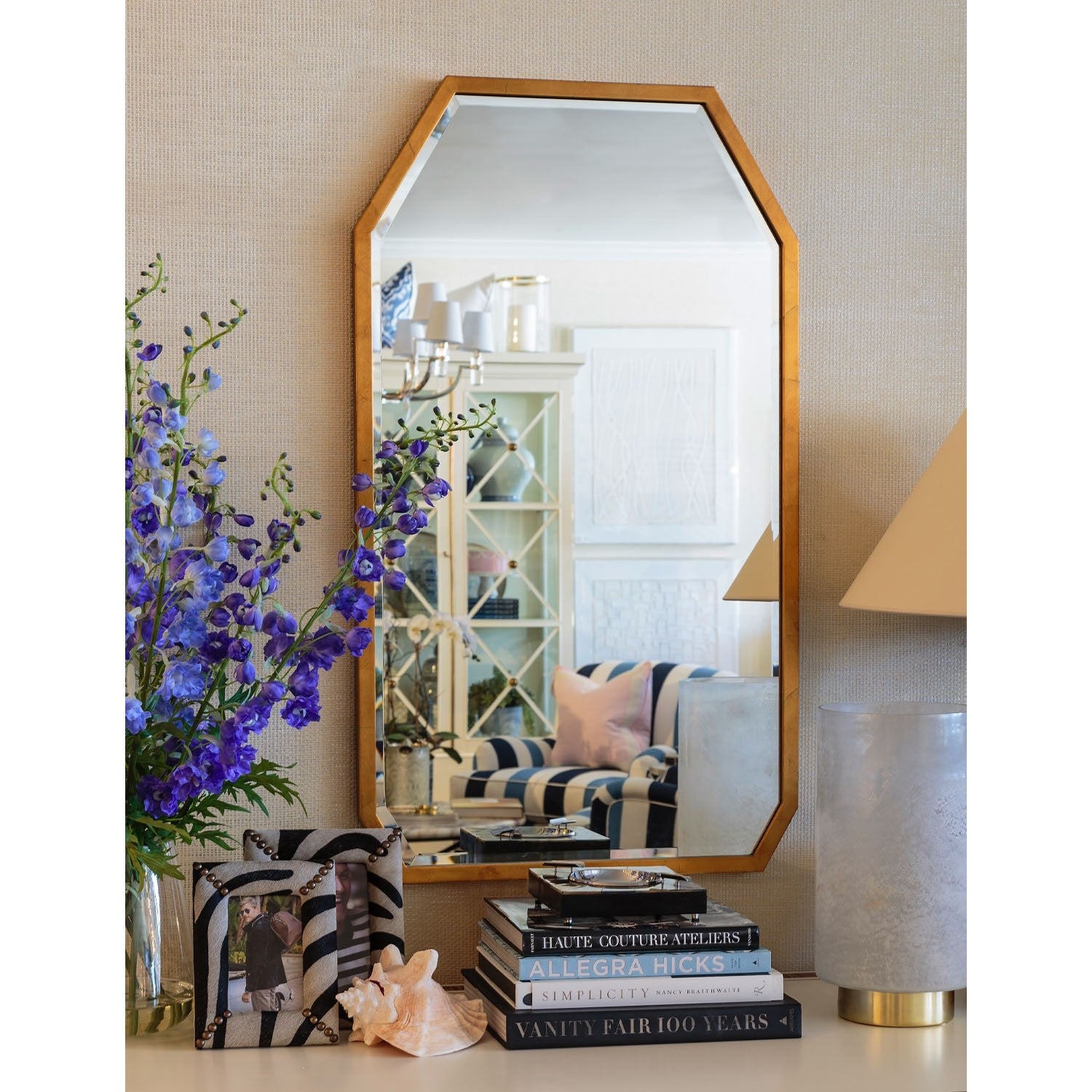 Stately Geometric Mirror - Available in 2 Finishes