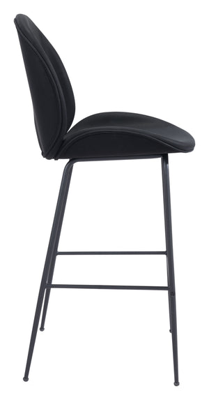 Miles Bar Chair Black