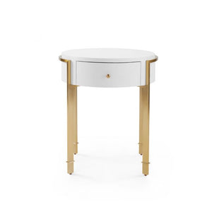 Side Table - White | Bodrum Collection | Villa & House