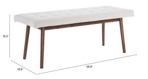 Casper Bench Beige & Natural