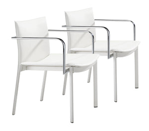Gekko Conference Chair (Set of 2) White
