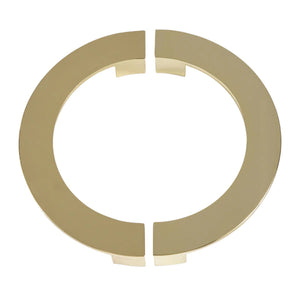 Worlds Away Bernard 2 Piece Circle Cabinet Pull - Brass