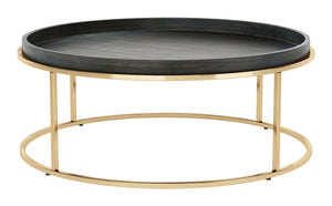 Jahre Coffee Table Black & Brass