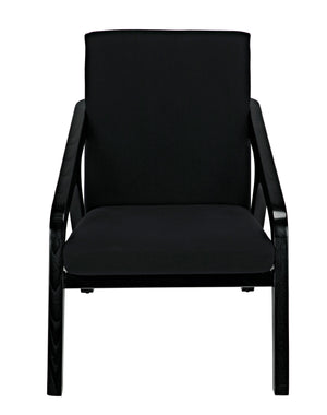 Lamar Chair, Charcoal Black