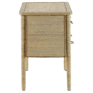 Currey and Company Braided Rope 2-Drawer Chest - Natural