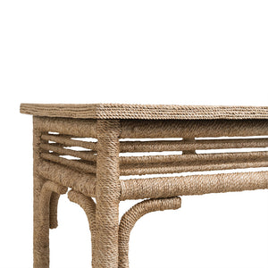 Currey and Company Braided Rope Console - Natural
