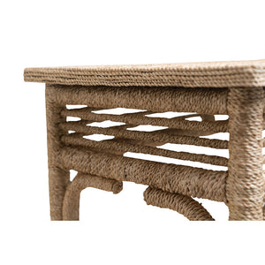 Currey and Company Braided Rope Console - Natural