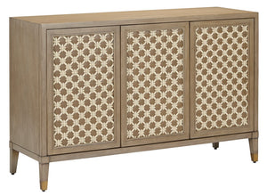 Currey and Company Bramford Cabinet-Wheat