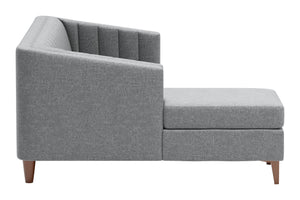 Nantucket Reversible Sectional Dark Gray