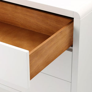 3-Drawer Side Table - White | Bryant Collection | Villa & House