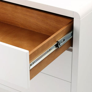 3-Drawer Side Table - White | Bryant Collection | Villa & House