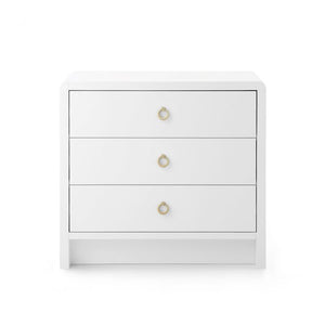 3-Drawer Side Table - White | Bryant Collection | Villa & House