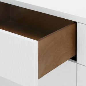 Linen Extra Wide Large 6-Drawer - White Linen | Bryant Collection | Villa & House